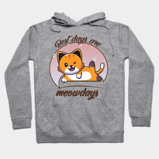 best days are meowdays Hoodie